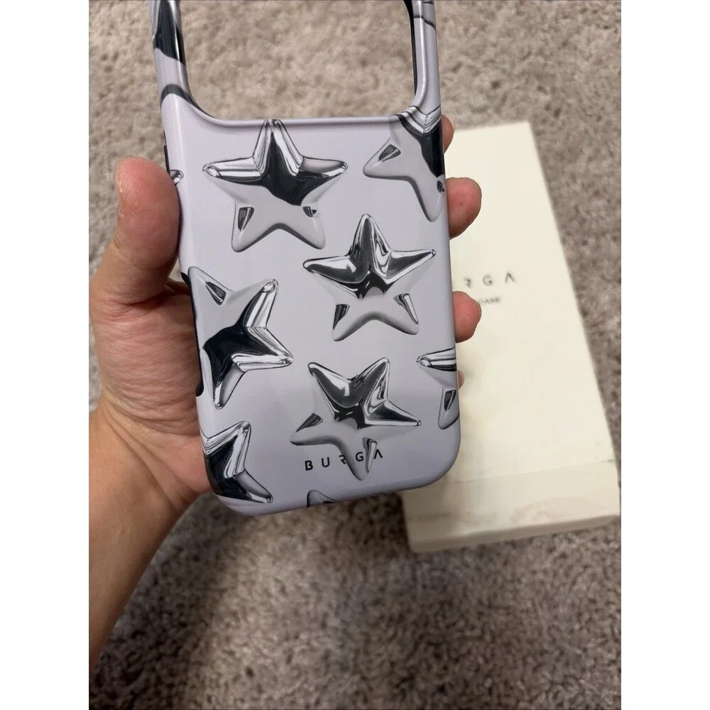 BURGA Tough Case iPhone 17 Pro - Chrome Metallic Star Open Box